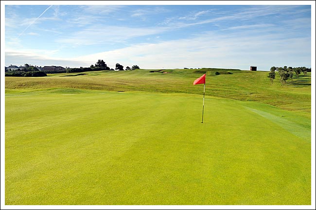 From behind the 13th Green.