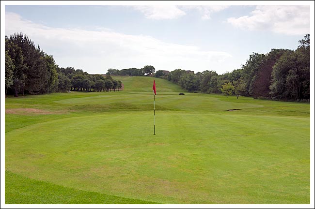 From behind the 16th Green.