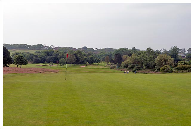 From behind the 17th Green.